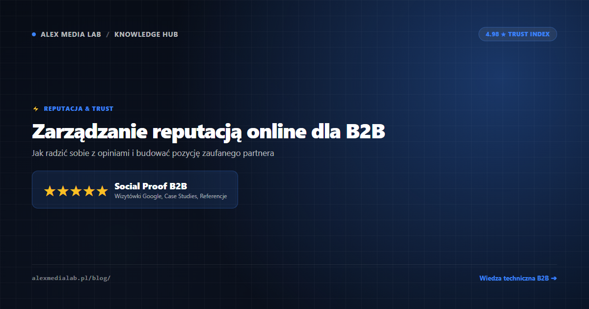Zarządzanie reputacją online dla firm technicznych: Jak radzić sobie z opiniami klientów